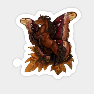 Autumn Fairy Horse Sticker